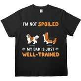 La Famille Barking – T-shirt, sweat à capuche et sweat-shirt unisexe personnalisé avec chien – Cadeau pour les mamans, les papas et les amoureux des animaux